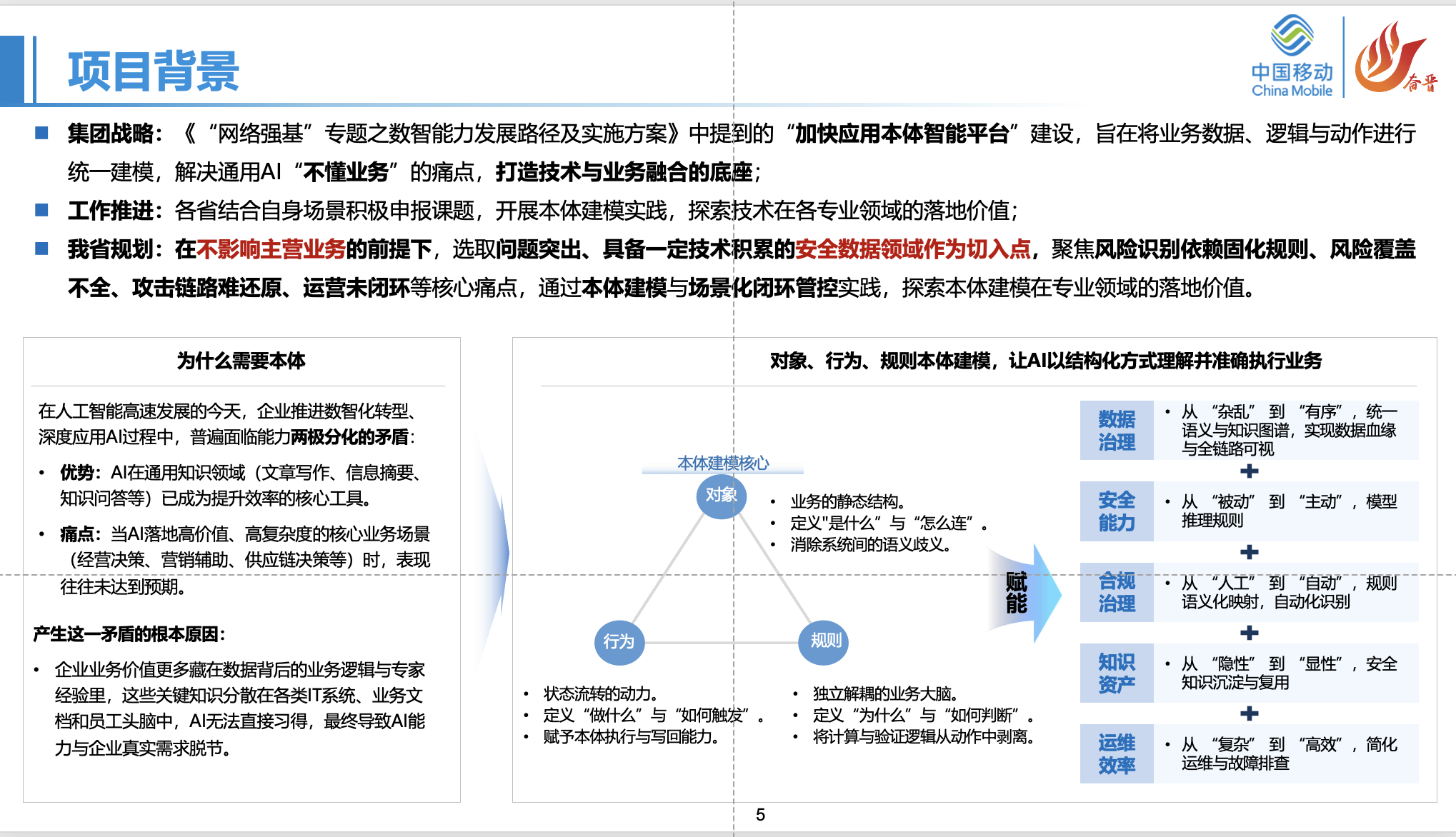 项目背景页截图